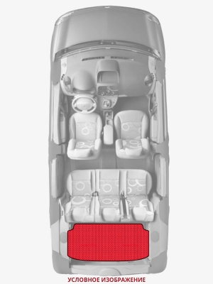 ЭВА коврики «Queen Lux» багажник для Audi 80 (B2)